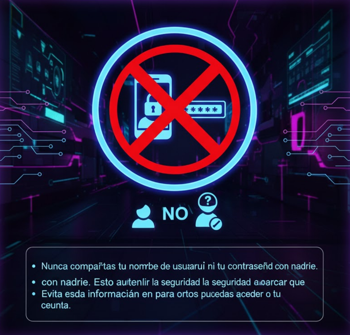 4. No Compartas Tu Información de Cuenta